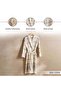 Anatolian Hammam Bathrobes With Hood S/M- Anthracite - 4