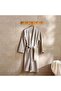 Caspian Waffle Texture Bathrobe L/xl - Grey