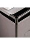 Olive 3 Drawer Storage Cabinet 35x35x101cm - Grey - 3