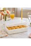 Takeaway Pastry Carrying Box 42x30x11cm -ivory - 2
