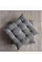 Tred Textured 2-Piece Chairpad set 40x40cm - Grey - 4