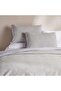 Avenue Cotton Waffle 3-piece Super King Duvet Cover Set 260x220cm- Silver Grey - 2