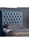 AURORA HEADBOARD CHANEL TEAL L-120 : H-125 CM
