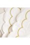 Scallop Border S/30 Paper Napkin - Gold - 2