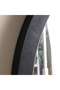 Meggy Wooden Wall Mirror Dia 152.5cm - Black - 2