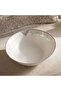 Oriental 49-piece New Bone China Dinner Set - White - 4