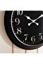 Warner Wall Clock Dia 61x5.7cm- Black - 2