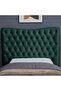 MARS HEADBOARD CHANEL OLIVE GREEN L-90 : H-125 CM - 2