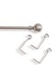 Alister 13/16mm Single Curtain Rod Extendable 160x300cm-silver - 3