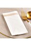 Park Lane Border S/30 Paper Napkin - Gold