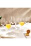 Waterfall 6-Piece Stemware Crystal Glass Set 550Ml -Clear
