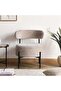 Sergio Accent Chair - Beige & Black - 2