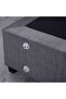 PLUTO HEADBOARD CHANEL GREY L-120 : H-125 CM - 5