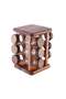 Billi 12-Piece Spice Rack 15.5x15.5x22.5cm - Natural - 3