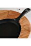Ferric Cast Iron Oval Sizzler Black 18cm - 3