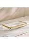 Astrid Glass Towel Tray 26x15x4cm - Gold - 4