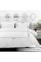 Classic Egyptian 3-piece 400tc King Duvet Cover Set 230x220cm - White - 4