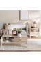 Alonzo Coffee Table With 1 Drawer Melamine - Natural & White - 7
