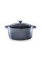 Glazura Enameled Cast Iron Cooking Pot 5.2l - Ombre Grey