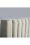 Venus Headboard Velvet White L-120 : H-125 Cm - 3