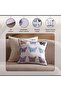 Butterfly Cushion Cover 45x45cm - Blue - 3
