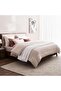 Supersoft Heather Jersey King Fitted Sheet 180x200+33cm - Beige - 7