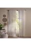 Nysha Lace 2 Piece Curtain Set 150x240cm - Cream