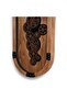 Equinox Gear Wall Clock 80x34x8cm- Brown - 5
