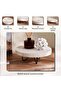 Alida Wooden Decor Stand 28x10cm - White - 4