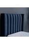 VENUS HEADBOARD CHANEL NAVY BLUE L-120 : H-125 CM - 3