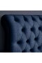 AURORA HEADBOARD CHANEL NAVY BLUE L-120 : H-125 CM - 4