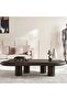 HARPER COFFEE TABLE WOOD LARGE - BROWN - 2
