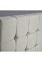 VISTA HEADBOARD VELVET WHITE L-100 : H-125 CM - 3