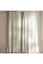Serena Cotton Velvet Curtain Pair With Heading Tape-135x300- Cream - 4