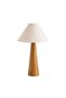 Glance E27 Wooden With Jute Shade Table Lamp Dia 35x60cm - Natural - 5