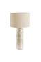 Shelley E27 Natural Capiz Table Lamp Dia 30x54cm - White - 5