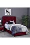 NEPTUNE HEADBOARD VELVET MAROON L-120 : H-125 CM - 5