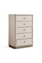 Suzie Chest Of 5 Drawer - Beige - 6