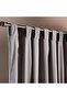 Amanda Velvet 2 Piece Blackout Curtain Set 130x300cm - Grey - 3