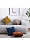 Delney Velvet Filled Cushion 45x45cm - Navy - 2