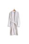 Audrey Microcotton Bathrobe S/M - White - 6