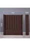 VENUS HEADBOARD VELVET BROWN L-90 : H-125 CM - 4