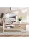 Alonzo Coffee Table With 1 Drawer Melamine - Natural & White - 2