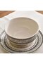 Nero 12-piece Porcelain Dinner Set - Black - 4