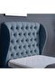 PLUTO HEADBOARD CHANEL TEAL L-120 : H-125 CM - 3