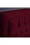 BIANCA HEADBOARD VELVET MAROON L-100 : H-125 CM - 3
