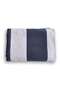 Chicago Textured Stripe 650 Gsm Bath Sheet 90x150 Cm-ocean - 5