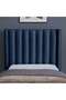 VENUS HEADBOARD CHANEL NAVY BLUE L-120 : H-125 CM - 2