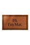 Greeting Coir Door Mat 45x75cm - Natural - 6
