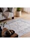 Meroni Chenille Printed Rug 200x300cm - Blue